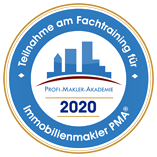 Emblem 2020 PMA Fachtraining für Immobilienmakler klein transparent